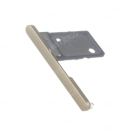 OEM SIM Card Tray + SIM Cover Flap for Sony Xperia XA2 Ultra Gold