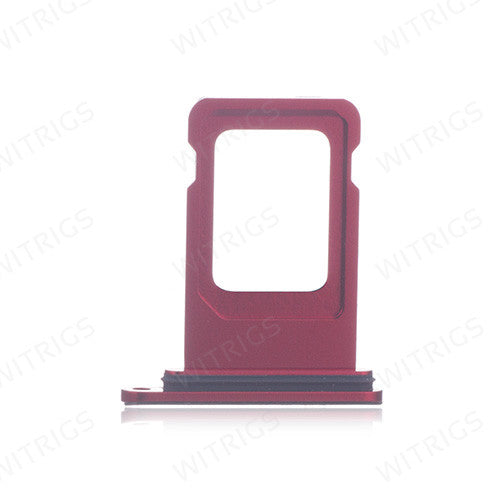 OEM Dual SIM Card Tray for iPhone XR Red