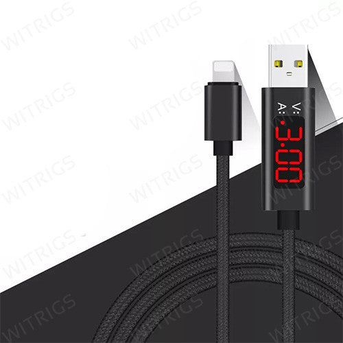 iPhone/iPad Voltage & Current Display Data Lines Black