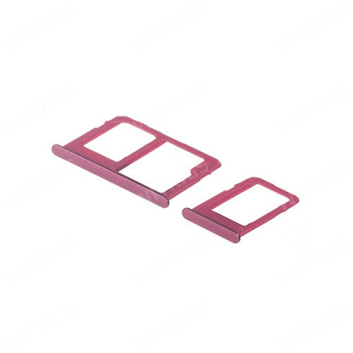 OEM SIM + SD Card Tray for Samsung Galaxy J4 Plus Pink
