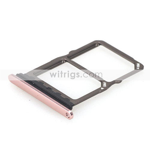 OEM SIM + SD Card Tray for Huawei Mate 20 Rose Pink