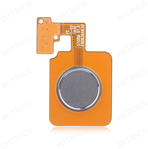 OEM Fingerprint Scanner Flex for LG V40 ThinQ New Platinum Gray