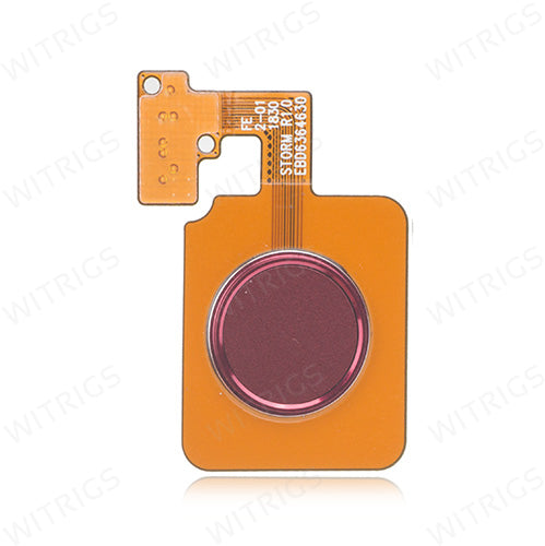 OEM Fingerprint Scanner Flex for LG V40 ThinQ Carmine Red
