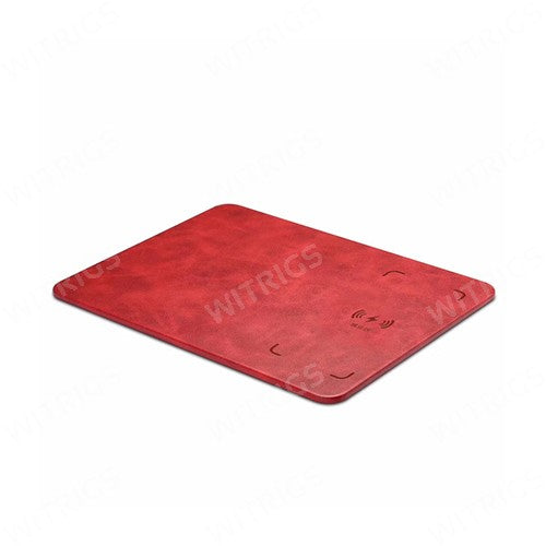 Q12 Wireless Charging Mouse Pad Red