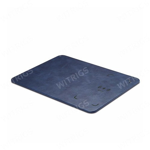 Q12 Wireless Charging Mouse Pad Blue