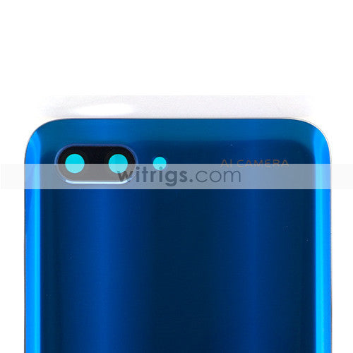 Custom Battery Cover with Camera Lens for Huawei Honor 10 Phantom Blue