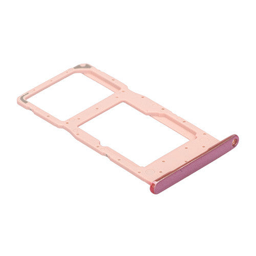 OEM SIM + SD Card Tray for Huawei Honor 10 Lite Pink