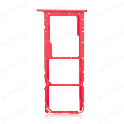 OEM SIM + SD Card Tray for Huawei Honor 8X Red