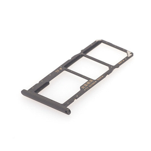 OEM SIM + SD Card Tray for Huawei Y7 Prime (2019) Black