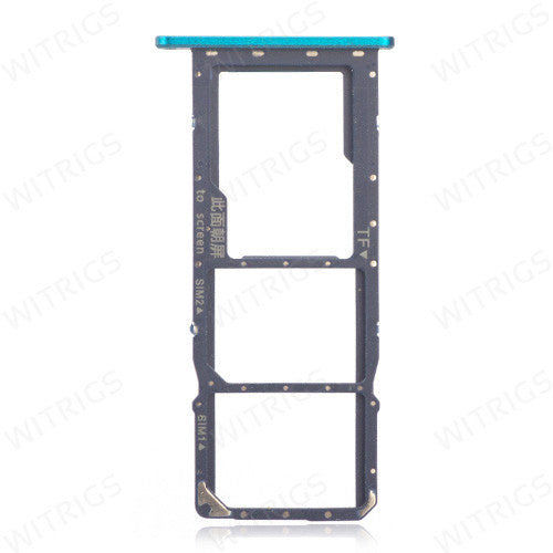 OEM SIM + SD Card Tray for Huawei Y7 Prime (2019) Aurora Blue