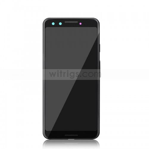 OEM Screen Replacement with Frame for Google Pixel 3 Just Black