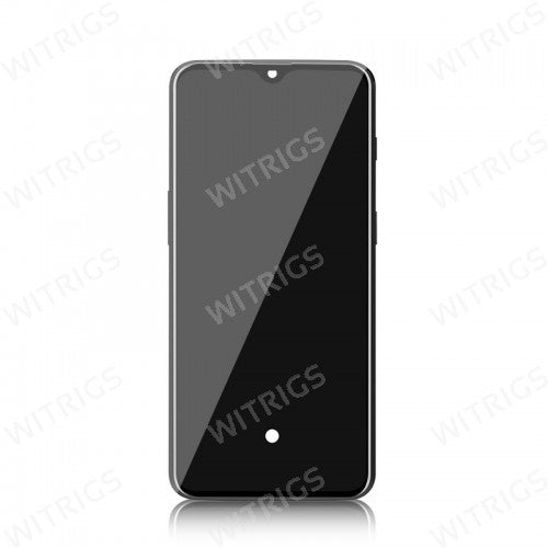 OEM Screen Replacement with Frame for OnePlus 6T Mirror Black