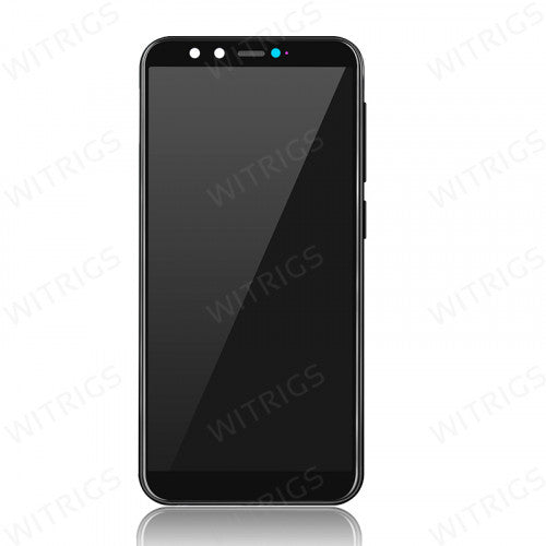 Custom Screen Replacement with Frame for Honor 9 Lite Midnight Black