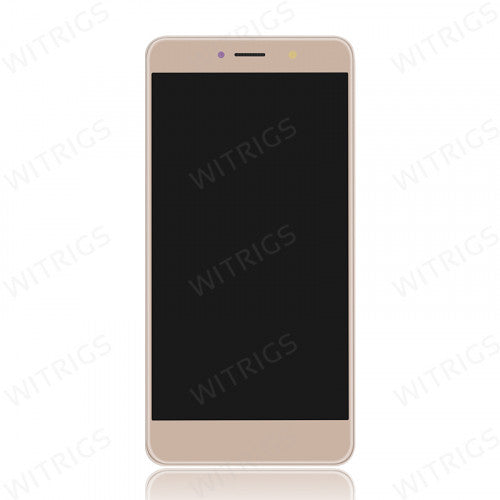 Custom Screen Replacement with Frame for Huawei Y7 Prime Gold