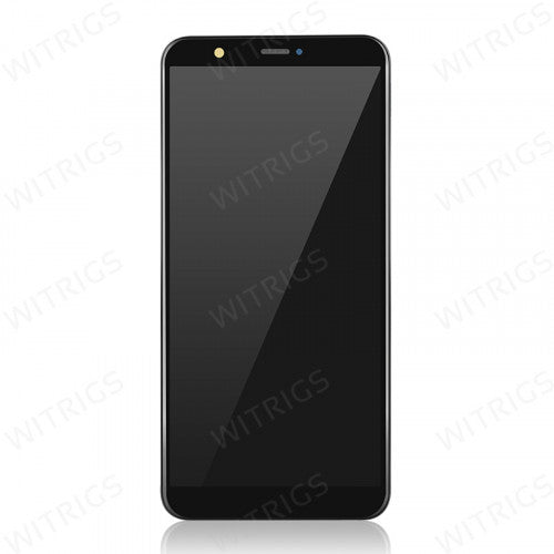 Custom Screen Replacement with Frame for Huawei P Smart Black
