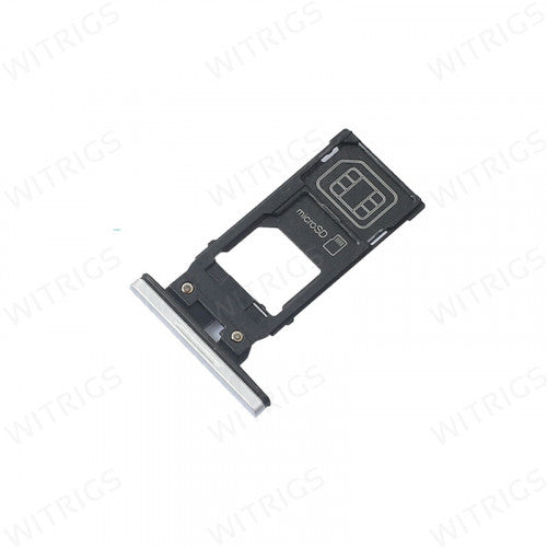 OEM SIM Card Tray for Sony Xperia XZ3 Silver White