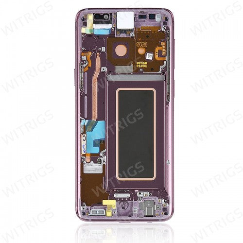 OEM Screen Replacement with Frame for Samsung Galaxy S9 Lilac Purple