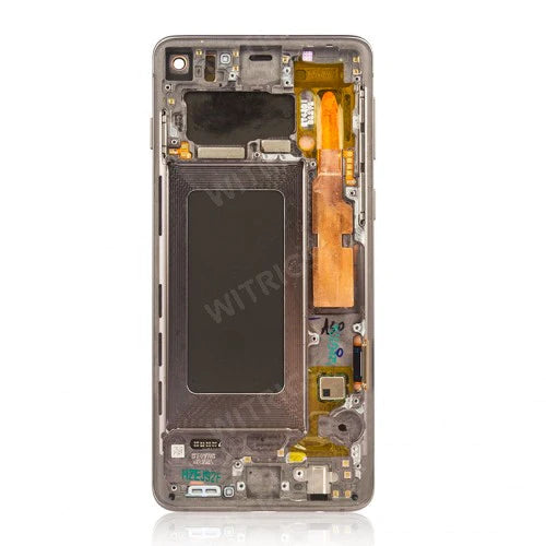 OEM Screen Replacement with Frame for Samsung Galaxy S10 Prism Black