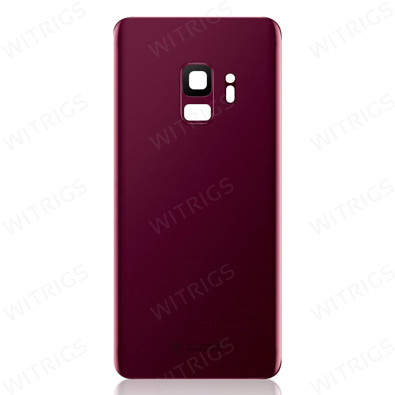 Custom Battery Cover for Samsung Galaxy S9 Burgundy Red