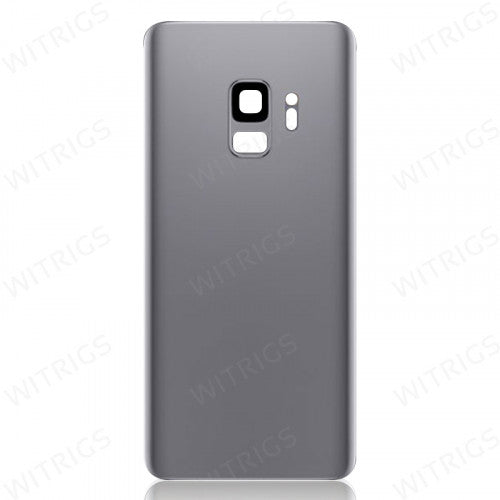 Custom Battery Cover for Samsung Galaxy S9 Titanium Gray