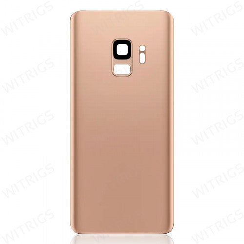 Custom Battery Cover for Samsung Galaxy S9 Sunrise Gold