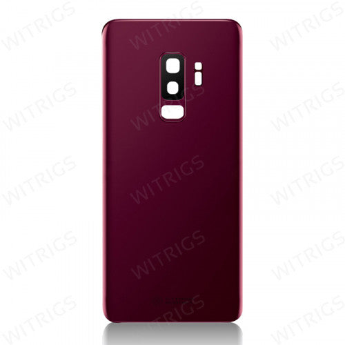 Custom Battery Cover for Samsung Galaxy S9 Plus Burgundy Red