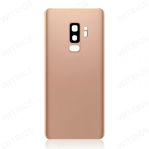 Custom Battery Cover for Samsung Galaxy S9 Plus Sunrise Gold