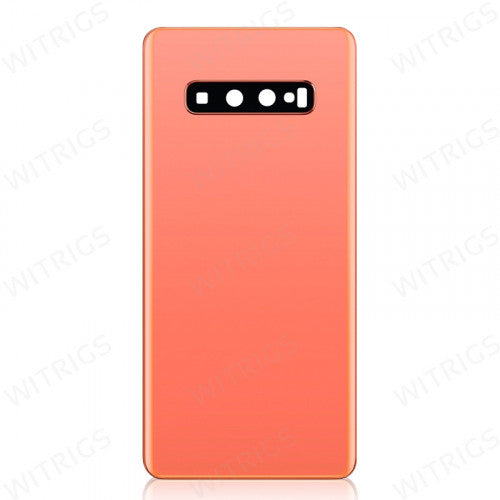 Custom Battery Cover for Samsung Galaxy S10 Plus Flamingo Pink