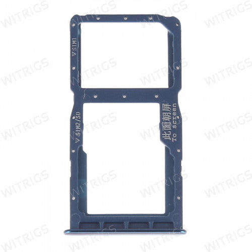 OEM SIM Card Tray for Huawei P30 Lite Peacock Blue