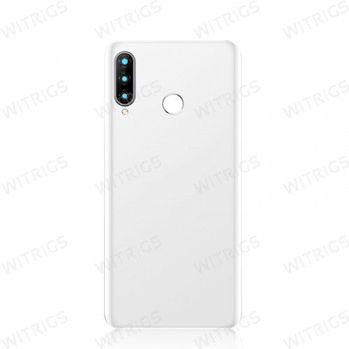 OEM Battery Cover with Camera Glass for Huawei P30 Lite White 24MP