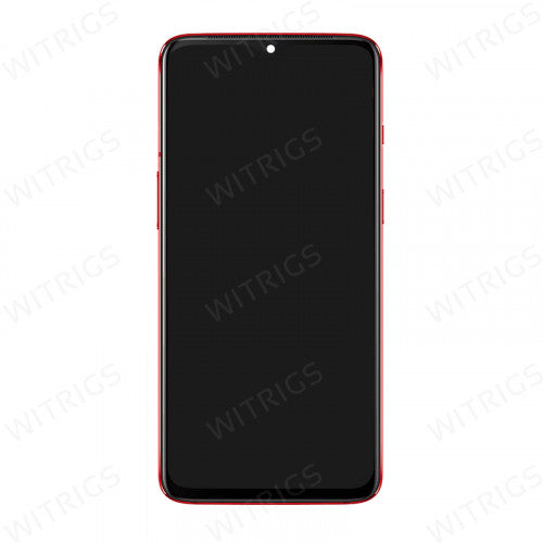 OEM Screen Replacement with Frame for OnePlus 7 Red
