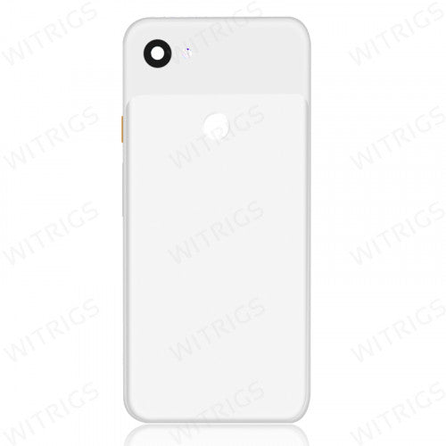 Custom Battery Cover for Google Pixel 3a XL Clearly White