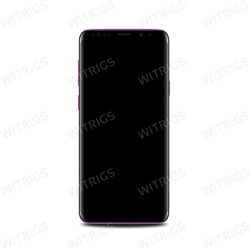 Custom Screen Replacement with Frame for Samsung Galaxy S9 Plus Lilac Purple