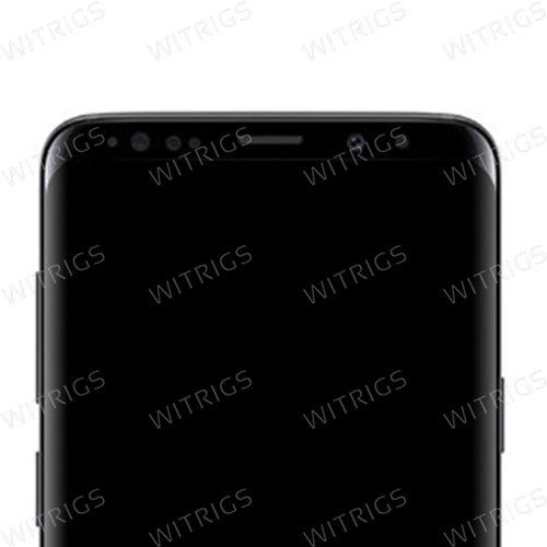 Custom Screen Replacement with Frame for Samsung Galaxy S9 Plus Titanium Gray