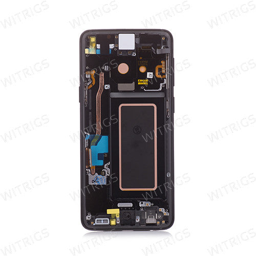 Custom Grade B Screen Replacement with Frame for Samsung Galaxy S9 Midnight Black