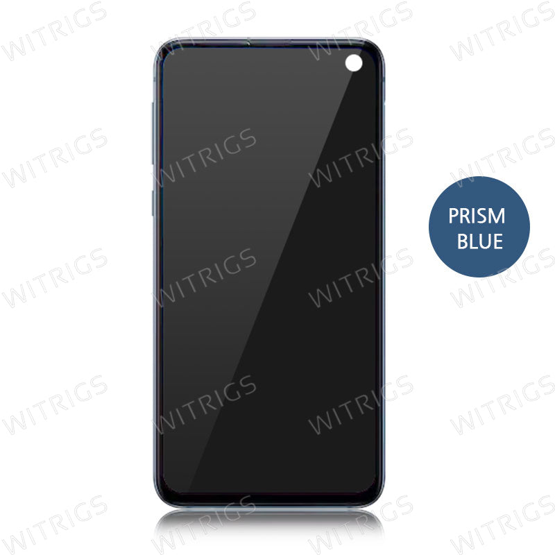 OEM Screen Replacement with Frame for Samsung Galaxy S10e Prism Blue