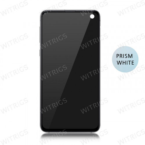 OEM Screen Replacement with Frame for Samsung Galaxy S10e Prism White