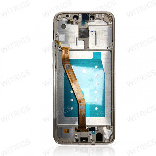 Custom Screen Replacement with Frame for Huawei Mate 20 Lite Platinum gold