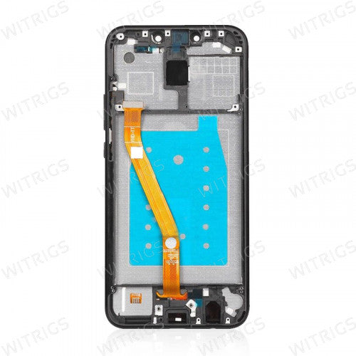 Custom Screen Replacement with Frame for Huawei Mate 20 Lite Black