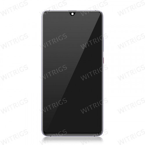 Custom Screen Replacement with Frame for Huawei Mate 20 X Phantom Silver