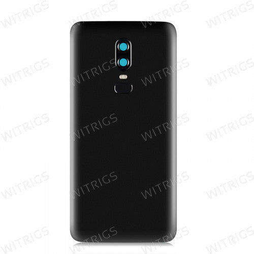 OEM Battery Cover + Fingerprint Sensor for OnePlus 6 Midnight Black