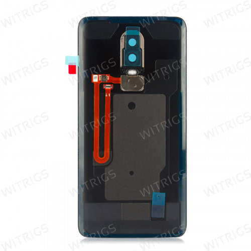OEM Battery Cover + Fingerprint Sensor for OnePlus 6 Midnight Black