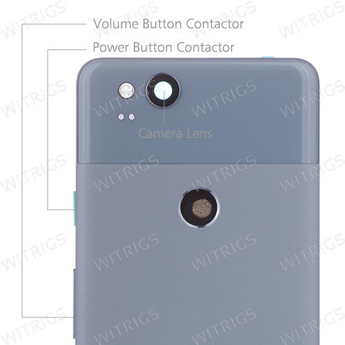 Custom Battery Cover for Google Pixel 2 Kinda Blue