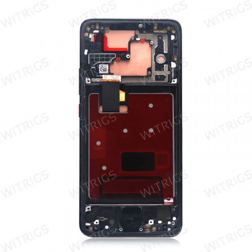 Custom Screen Replacement with Frame for Huawei Mate 20 Pro Black