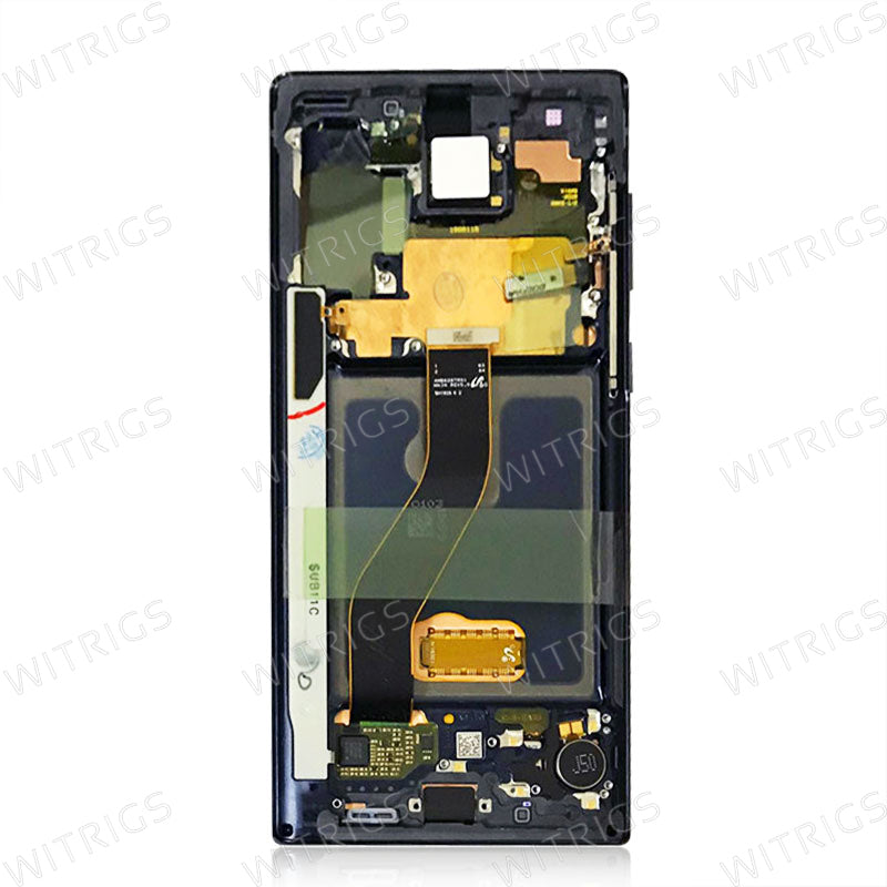 OEM Screen Replacement with Frame for Samsung Galaxy Note 10 Aura Black