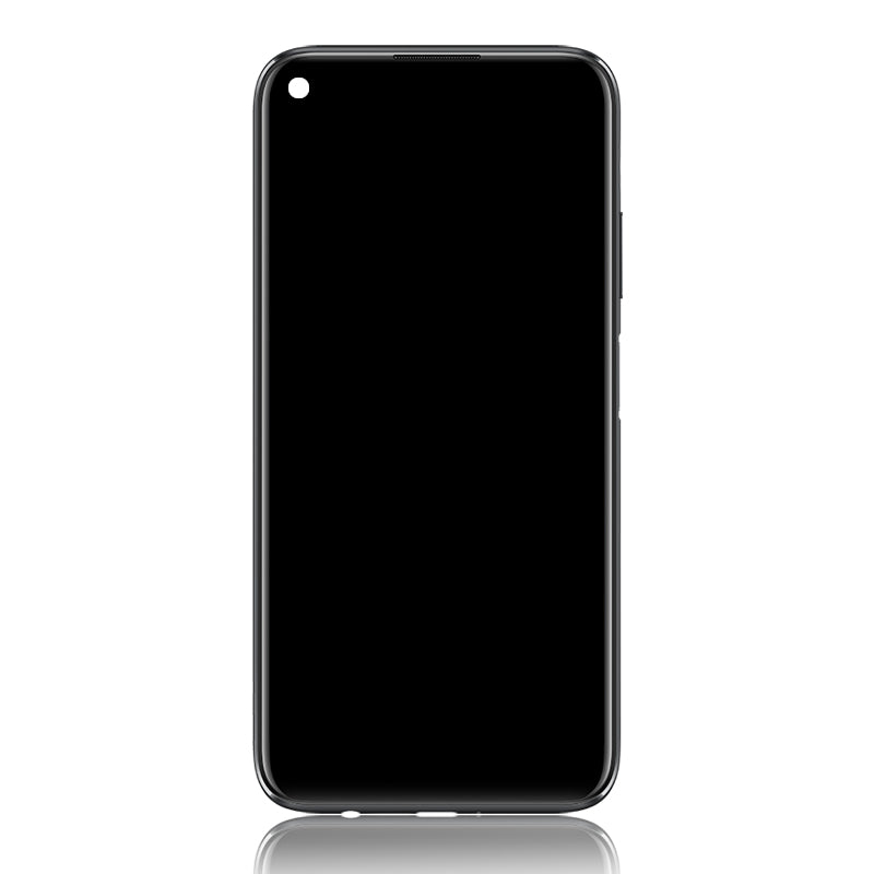 OEM Screen Replacement with Frame for Huawei P40 lite Black