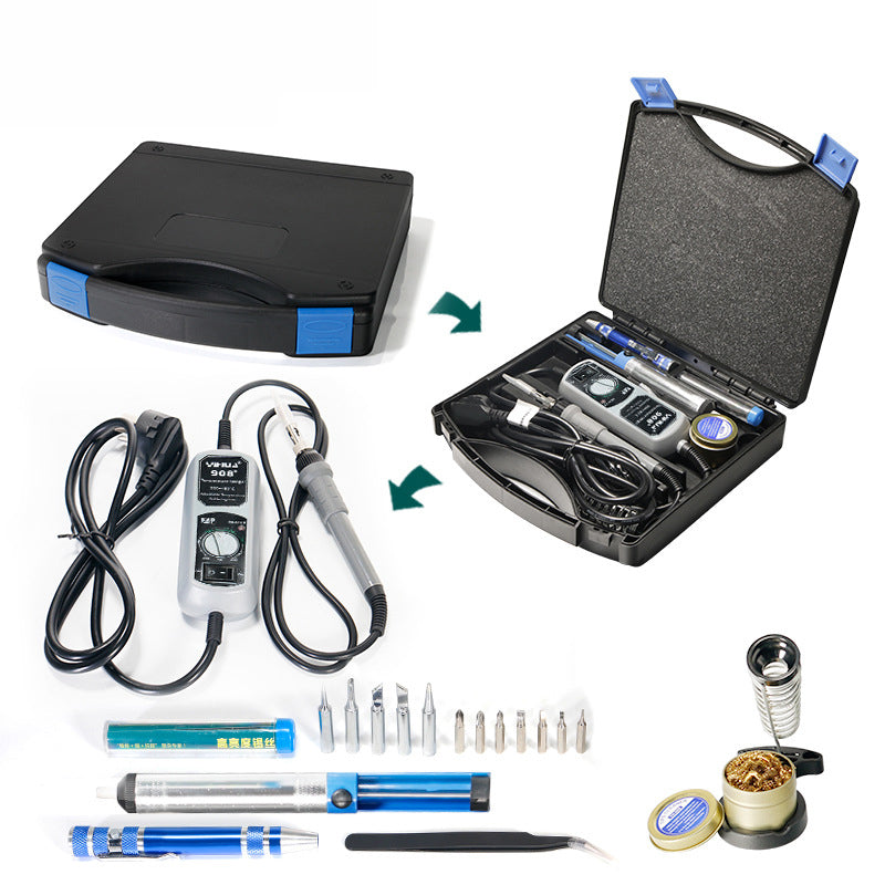 Temperature Control Soldering Iron Kit YIHUA908+ High-end Version（US plug）