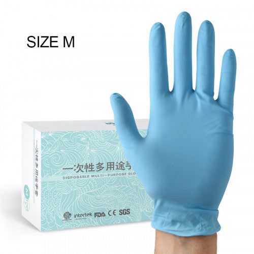 Disposable Gloves Universal Work Gloves Blue M