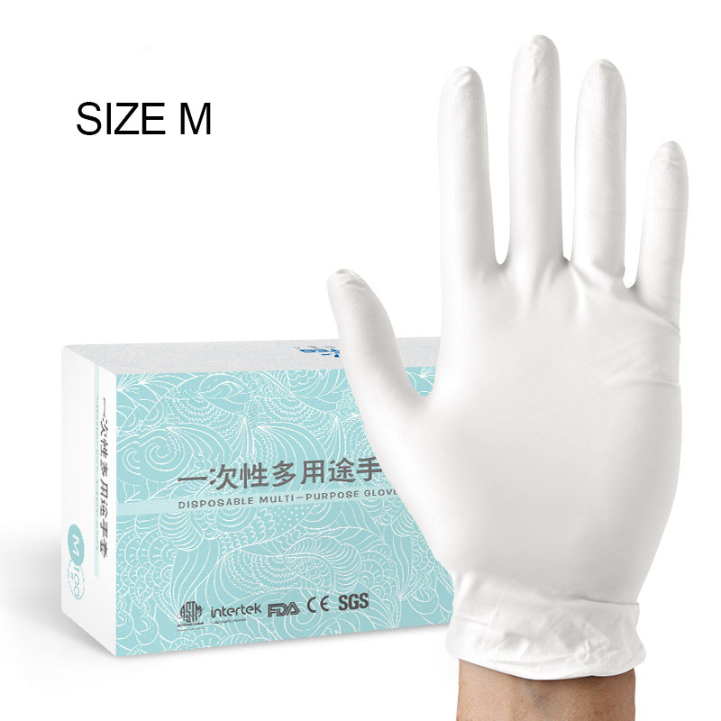 Disposable Gloves Universal Work Gloves White M