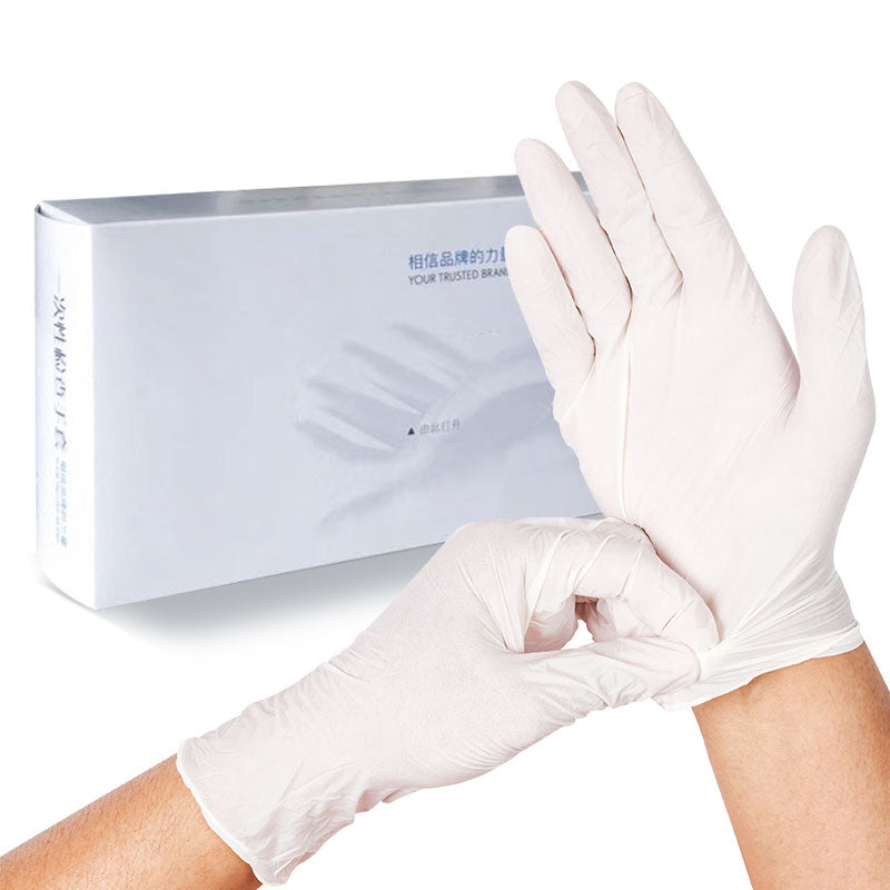 Disposable Gloves Universal Work Gloves White L